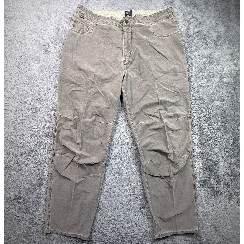 Kuhl Pants Mens 38x32 Beige Kuhl Dry Hiking Outdoor Lightweight Nylon Cotton